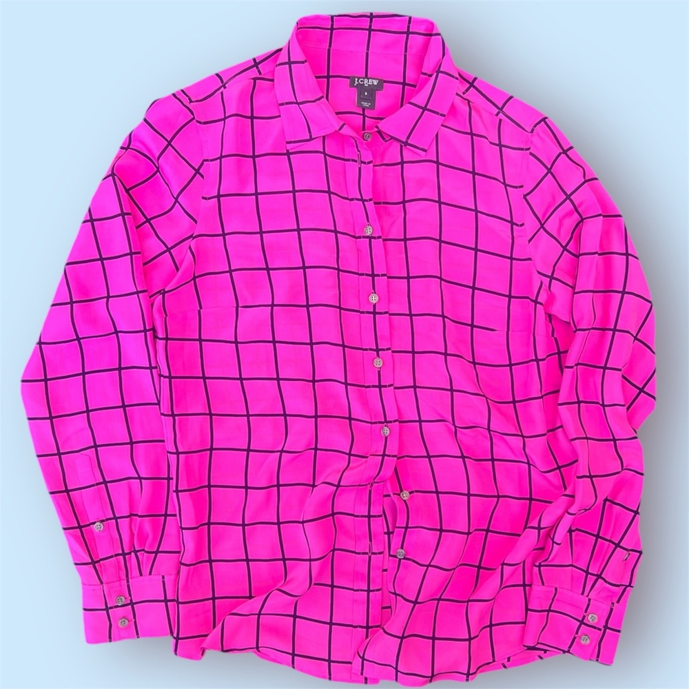 J. CREW silk shirt Small